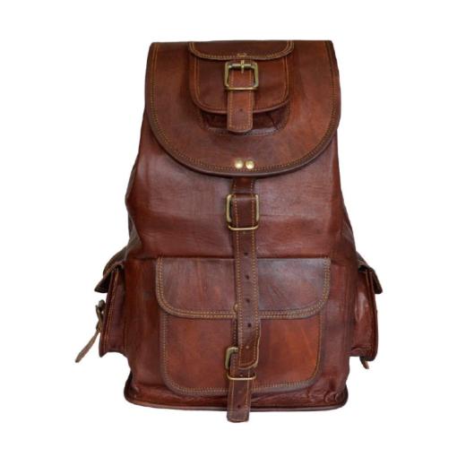 the rucksack classic leather backpack vintage1
