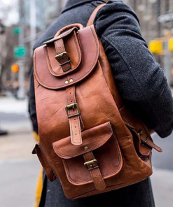 the rucksack classic leather backpack vintage10