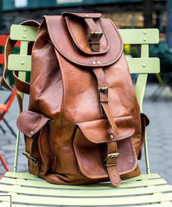 the rucksack classic leather backpack vintage11