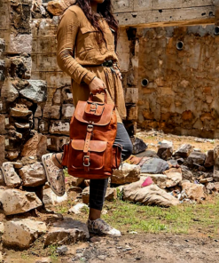 the rucksack classic leather backpack vintage14