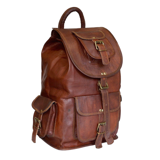 the rucksack classic leather backpack vintage2