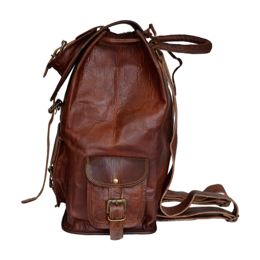 the rucksack classic leather backpack vintage3