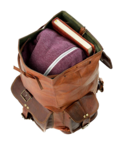 the rucksack classic leather backpack vintage6
