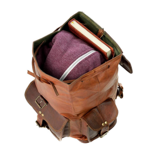 the rucksack classic leather backpack vintage6