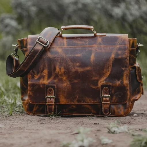 the sitka buffalo leather messenger bag satchel