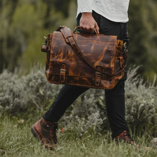 the sitka buffalo leather messenger bag satchel10