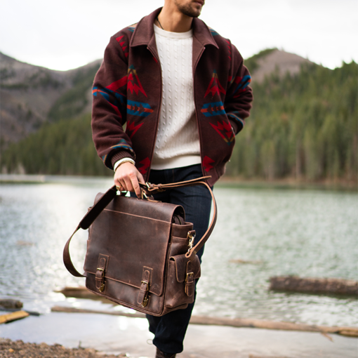 the sitka buffalo leather messenger bag satchel13