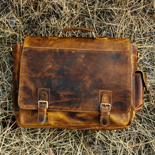 the sitka buffalo leather messenger bag satchel2