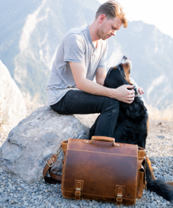 the sitka buffalo leather messenger bag satchel5