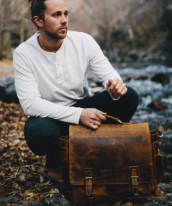 the sitka buffalo leather messenger bag satchel8