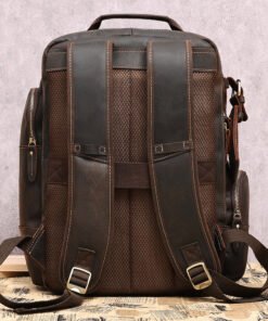 the standard top grain leather backpack for men 19