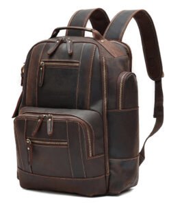 the standard top grain leather backpack for men 3