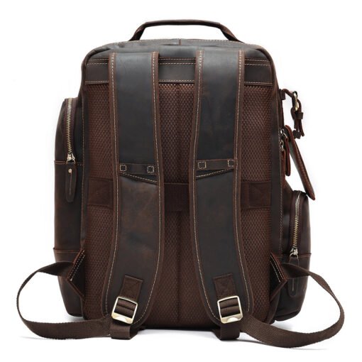 the standard top grain leather backpack for men 5