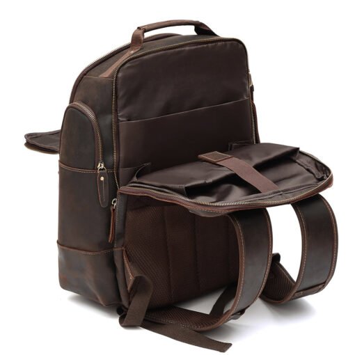 the standard top grain leather backpack for men 7