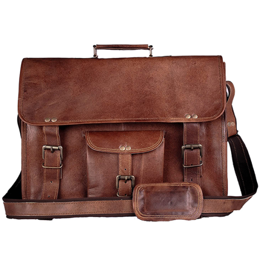 the vintage leather laptop messenger bag briefcase 10