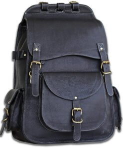 the western black leather backpack2