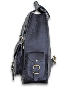 the western black leather backpack7