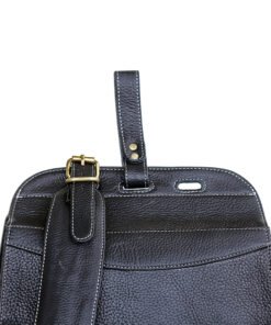 the western black leather backpack8