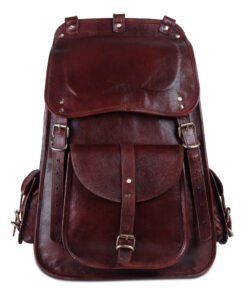thewesternleatherbackpacktherealleathercompanyface
